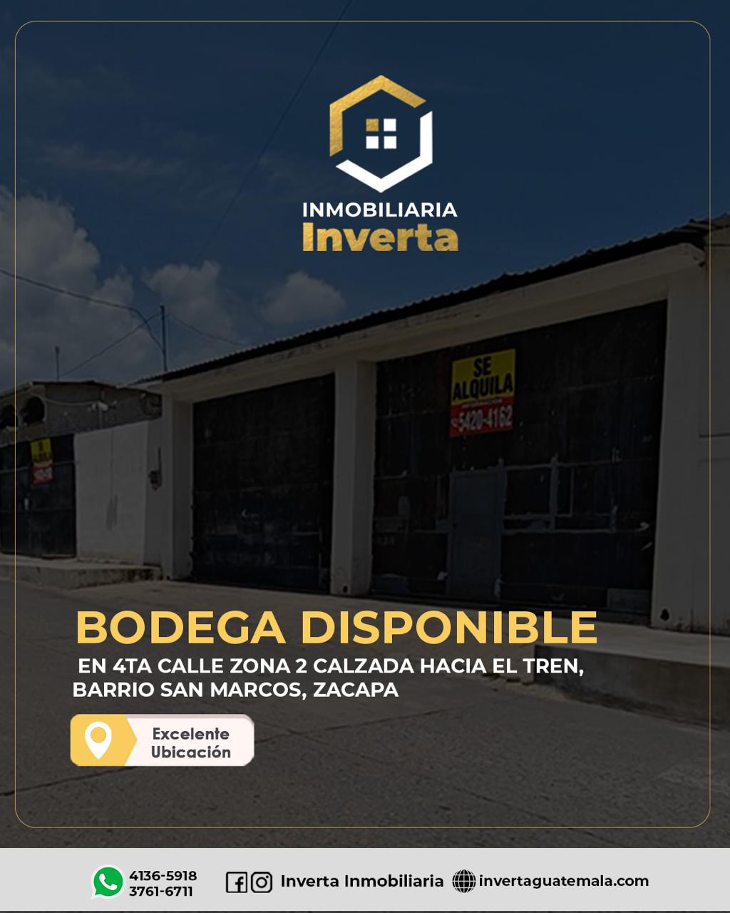 Bodega en Alquiler
