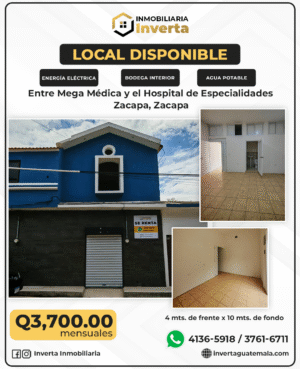 Local entre Mega Médica y Hospital de Especialidades